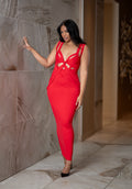 Dahnistry Maxi Body Con Dress